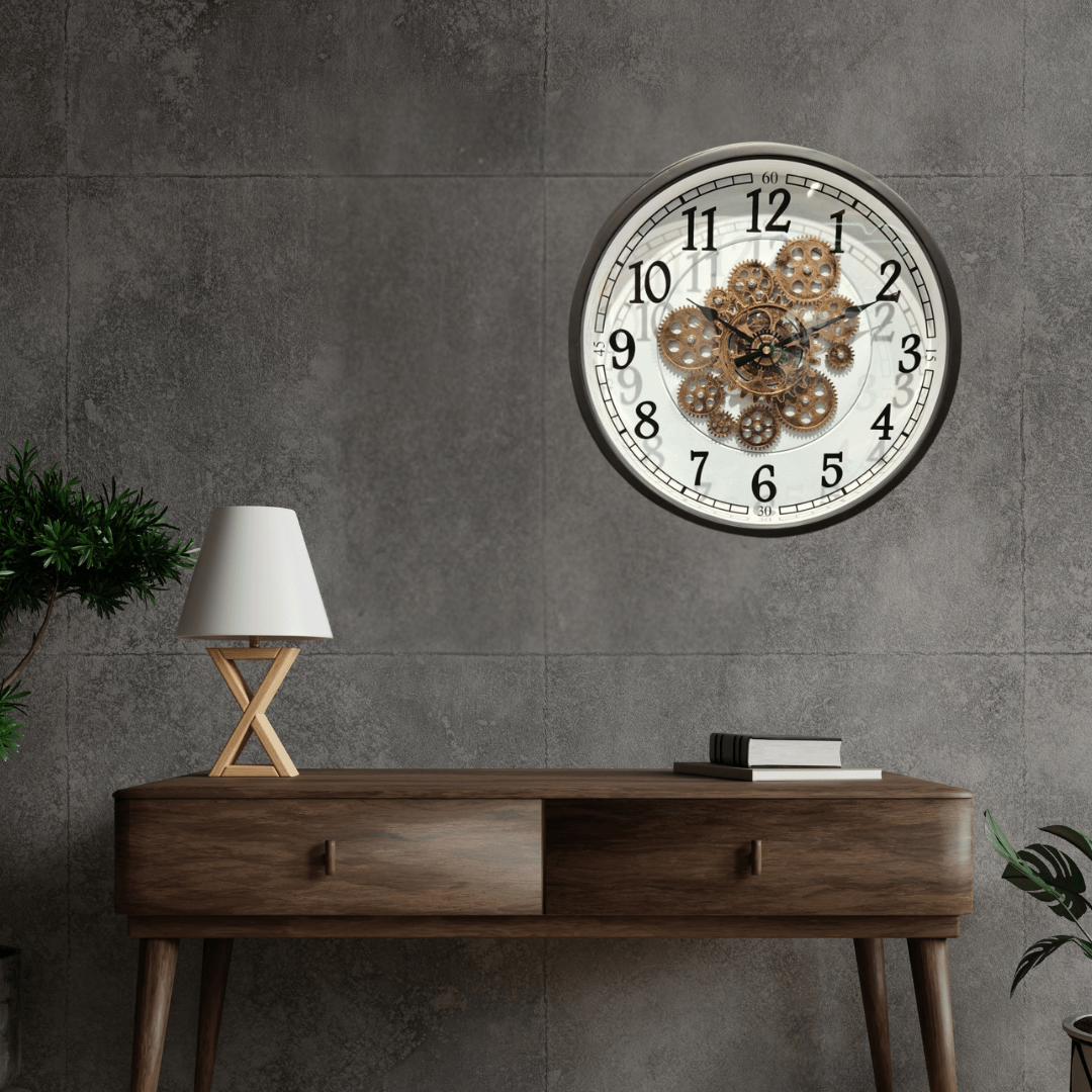 Royal Metal Gear Mechanical Clock Style 57
